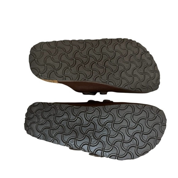 Birkenstock Birki’s Camden double strap brown pebbled leather clogs - Picture 11 of 11